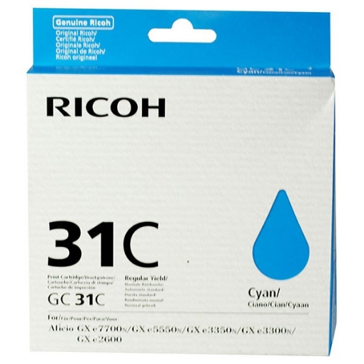 Picture of Ricoh 405689 OEM Cyan Inkjet Cartridge