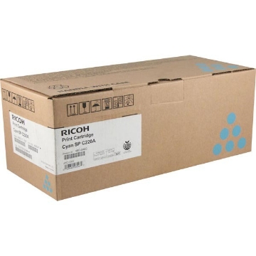Show details for Ricoh 406047 OEM Cyan Toner Cartridge Picture of Ricoh 406047 OEM Cyan Toner Cartridge