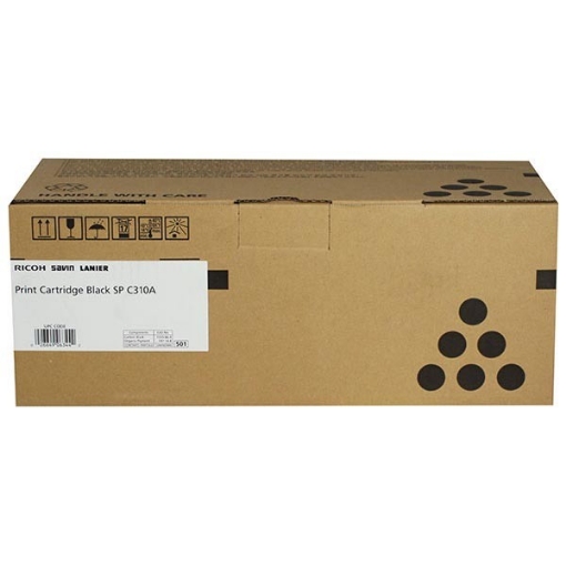 Picture of Ricoh 406344 (Type SPC310A) OEM Black Toner Cartridge