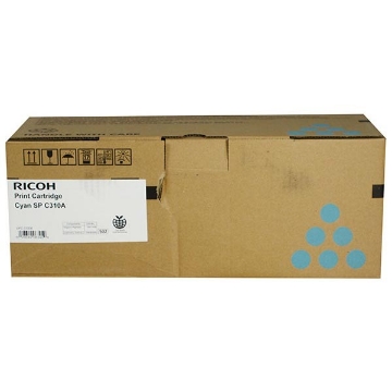 Show details for Ricoh 406345 (Type SPC310A) OEM Cyan Toner Cartridge Picture of Ricoh 406345 (Type SPC310A) OEM Cyan Toner Cartridge