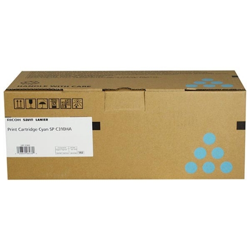 Picture of Ricoh 406476 (Type SPC310HA) Cyan Toner Cartridge (6600 Yield)