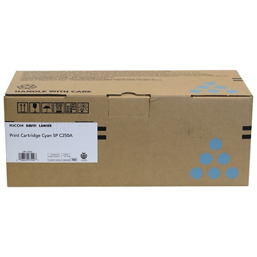 Picture of Ricoh 407540 (Type C250HA) OEM Cyan Toner Cartridge