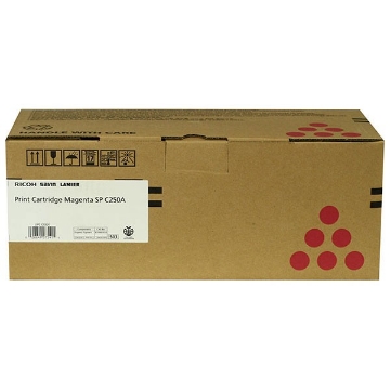 Show details for Ricoh 407541 (Type C250HA) OEM Magenta Toner Cartridge Picture of Ricoh 407541 (Type C250HA) OEM Magenta Toner Cartridge