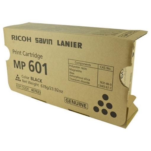 Picture of Ricoh 407823 Black Toner Cartridge (25000 Yield)