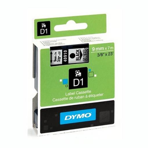 Picture of DYMO 40910 OEM Black on Clear Label Tape