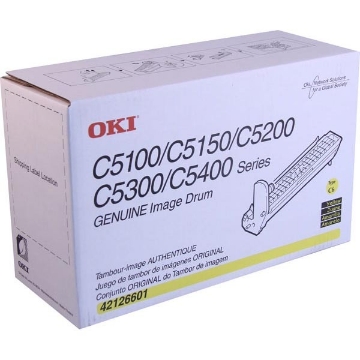 Show details for Okidata 42126601 (Type C6) OEM Yellow Drum Picture of Okidata 42126601 (Type C6) OEM Yellow Drum