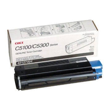 Show details for Okidata 42127404 Black Toner Cartridge (5000 Yield) Picture of Okidata 42127404 Black Toner Cartridge (5000 Yield)