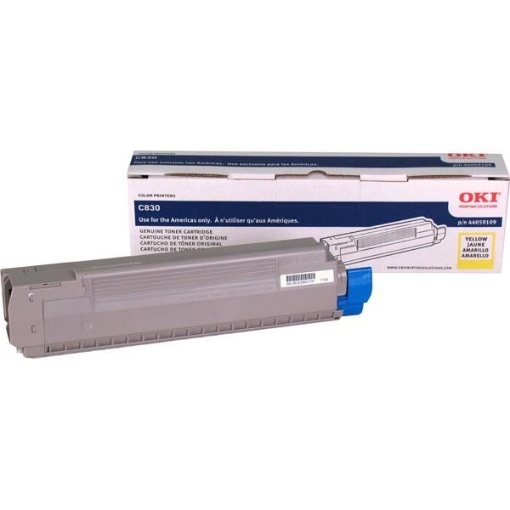 Picture of Okidata 44059109 OEM Yellow Toner