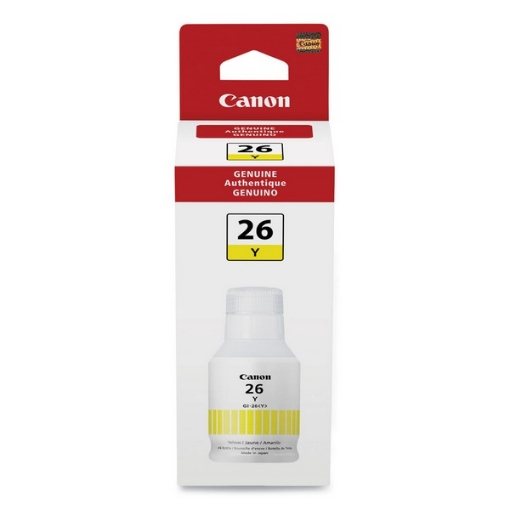 Picture of Canon 4423C001 (GI-26Y) OEM Yellow Pigment Ink Bottle