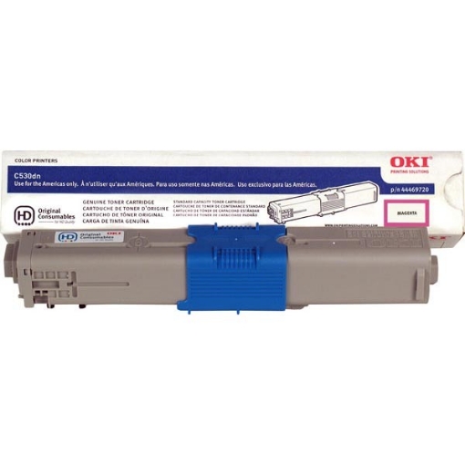 Picture of Okidata 44469720 OEM High Yield Magenta Toner Cartridge