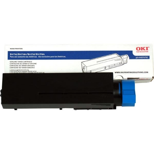 Picture of Okidata 44574701 OEM Black Toner Cartridge