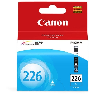 Show details for Canon 4547B001 (CLI-226C) OEM Cyan Ink Tank Picture of Canon 4547B001 (CLI-226C) OEM Cyan Ink Tank