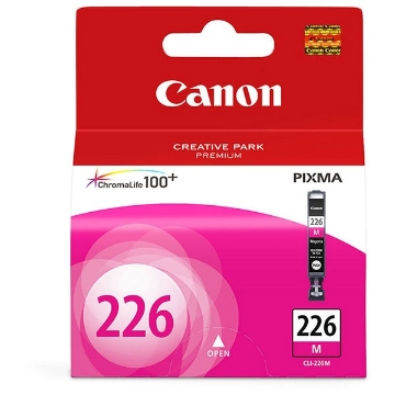 Show details for Canon 4548B001 (CLI-226M) OEM Magenta Ink Tank Picture of Canon 4548B001 (CLI-226M) OEM Magenta Ink Tank