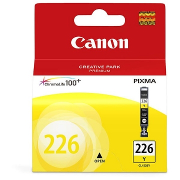Show details for Canon 4549B001 (CLI-226Y) OEM Yellow Ink Tank Picture of Canon 4549B001 (CLI-226Y) OEM Yellow Ink Tank