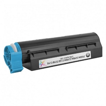 Picture of Compatible 45807101 Compatible Okidata Black Toner Cartridge