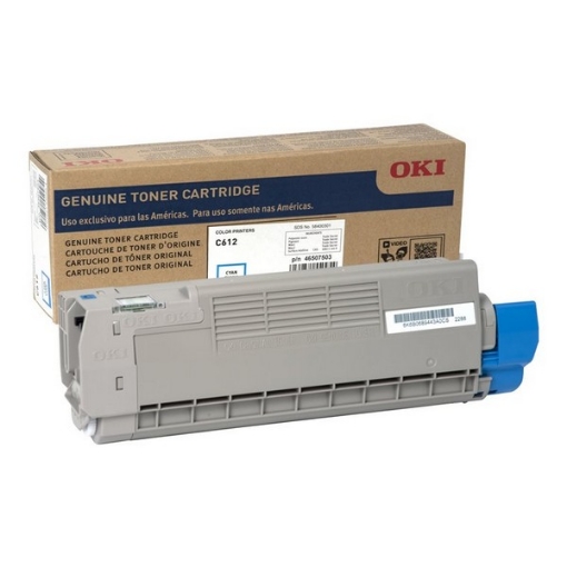 Picture of Okidata 46507503 OEM Cyan Toner Cartridge