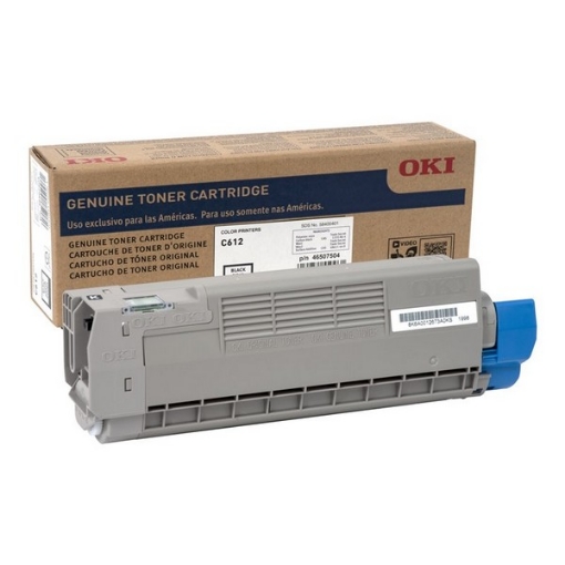 Picture of Okidata 46507504 OEM Black Toner Cartridge