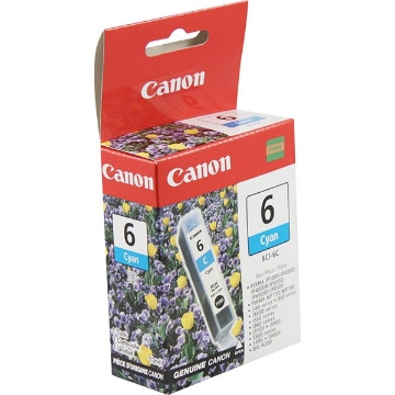 Show details for Canon 4706A003 (BCI-6C) OEM Cyan Inkjet Cartridge Picture of Canon 4706A003 (BCI-6C) OEM Cyan Inkjet Cartridge