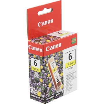 Show details for Canon 4708A003 (BCI-6Y) OEM Yellow Inkjet Cartridge Picture of Canon 4708A003 (BCI-6Y) OEM Yellow Inkjet Cartridge