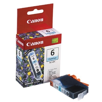 Show details for Canon 4709A003 (BCI-6PC) OEM PhotoCyan Inkjet Cartridge Picture of Canon 4709A003 (BCI-6PC) OEM PhotoCyan Inkjet Cartridge