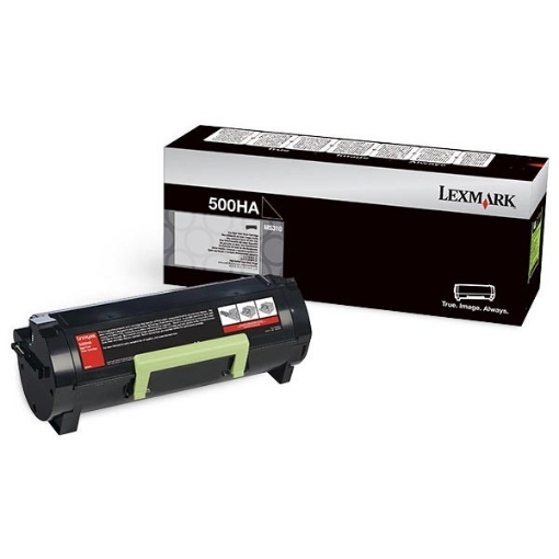 Picture of Lexmark 50F0HA0 (Lexmark #500HA) OEM Black Toner