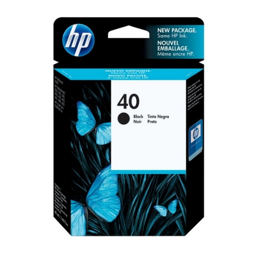 Picture of HP 51640A (HP 40) OEM Black Inkjet Cartridge