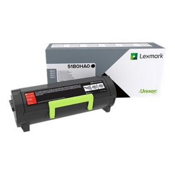 Show details for Lexmark 51B0HA0 OEM High Yield Black Toner Cartridge Picture of Lexmark 51B0HA0 OEM High Yield Black Toner Cartridge