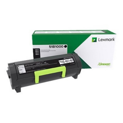 Picture of Lexmark 51B1000 OEM Black Toner Cartridge