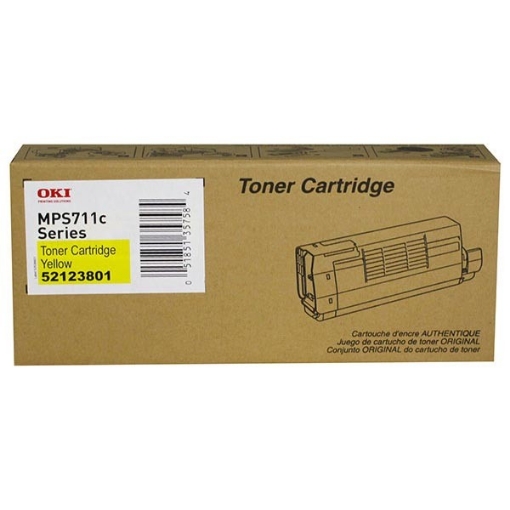 Picture of Okidata 52123801 OEM Yellow Toner