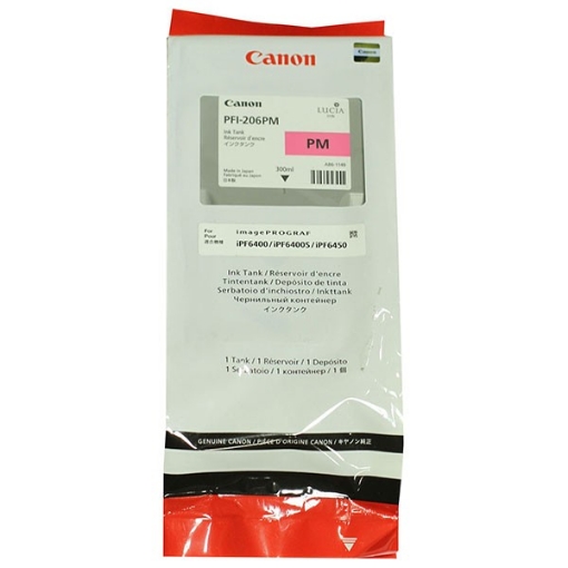 Picture of Canon 5308B001 (PFI-206PM) OEM Photo Magenta Ink Cartridge