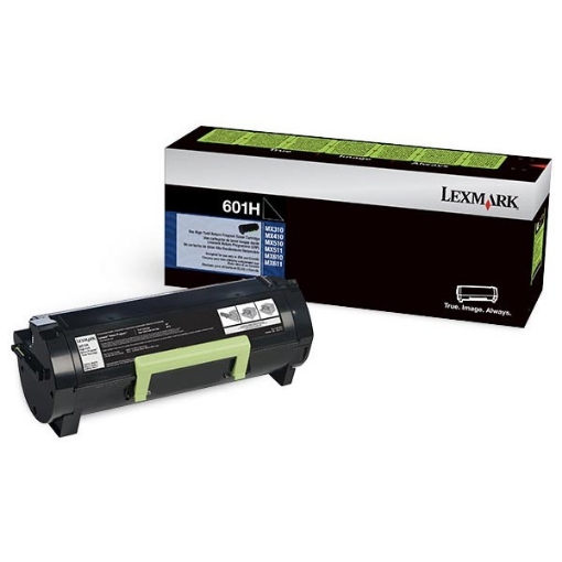 Picture of Lexmark 60F1H00 (Lexmark #601H) OEM High Yield Black Toner Cartridge