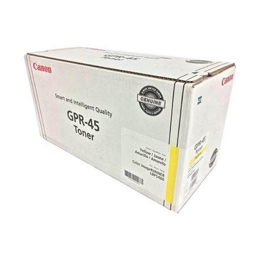 Picture of Canon 6260B001AA (GPR-45Y) OEM Yellow Toner Cartridge