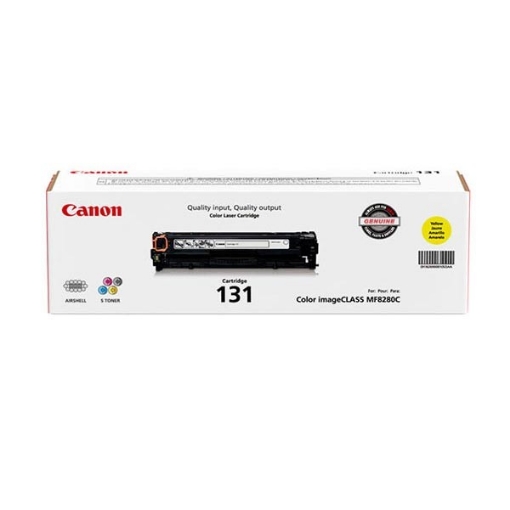 Picture of Canon 6269B001AA (CRG-131Y) OEM Yellow Toner