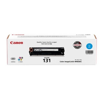 Show details for Canon 6271B001AA (CRG-131C) OEM Cyan Toner Picture of Canon 6271B001AA (CRG-131C) OEM Cyan Toner