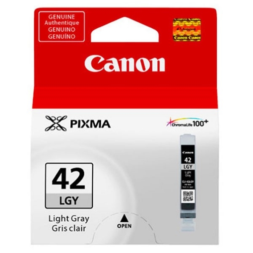 Picture of Canon 6391B002 (CLI-42LGY) OEM Light Gray Inkjet Cartridge