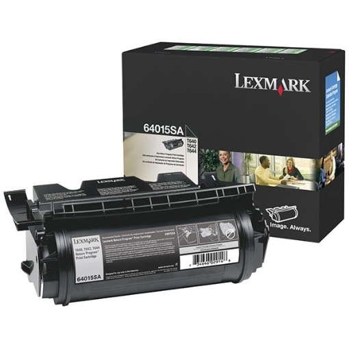 Picture of Lexmark 64015SA OEM Black Laser Toner Cartridge