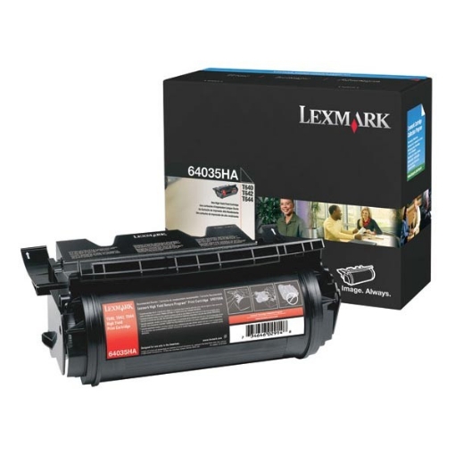 Picture of Lexmark 64035HA OEM Black Toner Cartridge