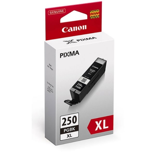 Picture of Canon 6432B001 (PGI-250XL) OEM High Yield Black Inkjet Cartridge