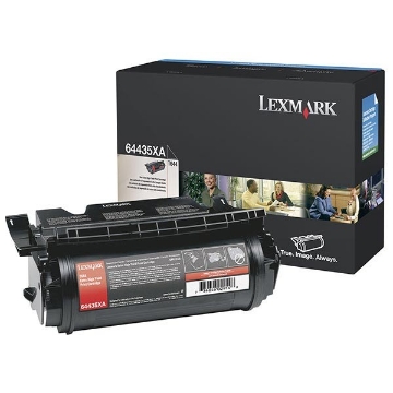 Show details for Lexmark 64435XA OEM Black Toner Cartridge Picture of Lexmark 64435XA OEM Black Toner Cartridge