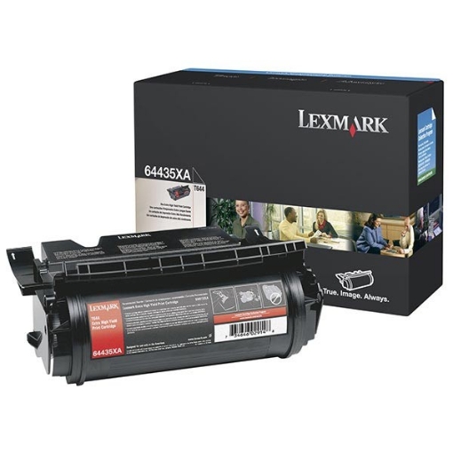 Picture of Lexmark 64435XA OEM Black Toner Cartridge