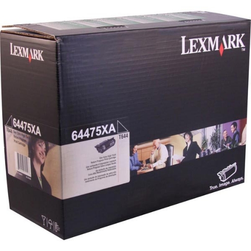 Picture of Lexmark 64475XA OEM Extra High Yield Black Toner