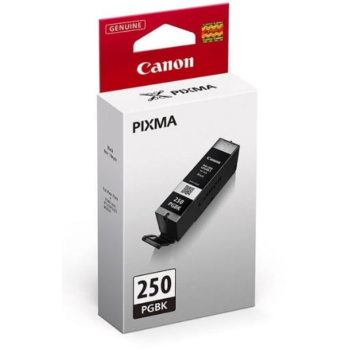 Picture of Canon 6497B001 (PGI-250BK) OEM High Yield Black Inkjet Cartridge