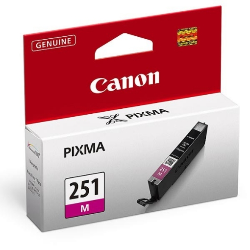 Picture of Canon 6515B001 (CLI-251M) OEM High Yield Magenta Inkjet Cartridge