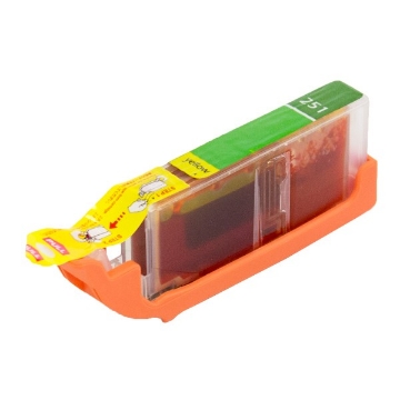 Picture of Remanufactured 6516B001 (CLI-251Y) High Yield Yellow Inkjet Cartridge (400 Yield)