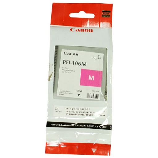 Picture of Canon 6623B001AA (PFI-106M) OEM Magenta Inkjet Cartridge