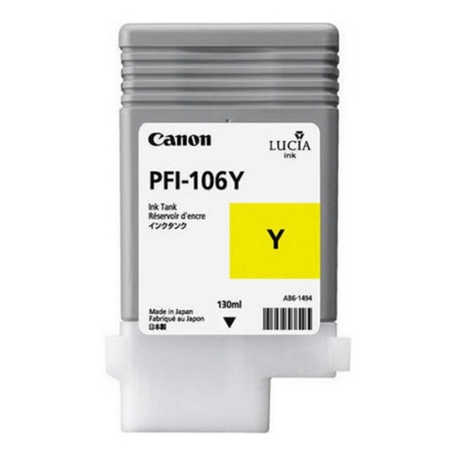 Picture of Canon 6624B001AA (PFI-106Y) OEM Yellow Inkjet Cartridge