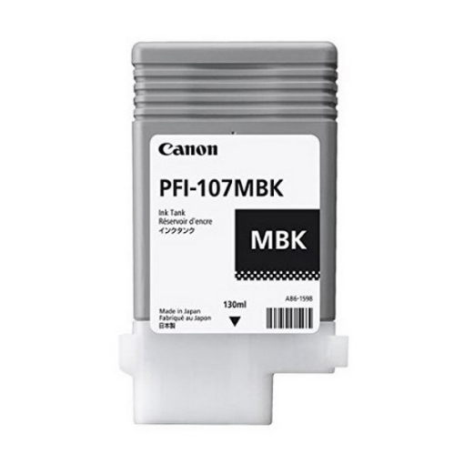 Picture of Canon 6704B001 (PFI-107MBK) OEM Matte Black Ink Cartridge