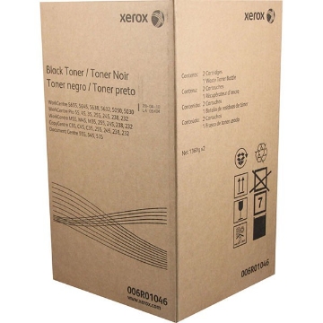 Show details for Xerox 6R1046 OEM Black Toner Cartridges (2 pk) Picture of Xerox 6R1046 OEM Black Toner Cartridges (2 pk)