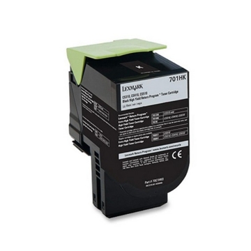 Show details for Compatible 70C1HK0 (Lexmark #701HK) Compatible High Yield Lexmark Black Toner Cartridge Picture of Compatible 70C1HK0 (Lexmark #701HK) Compatible High Yield Lexmark Black Toner Cartridge