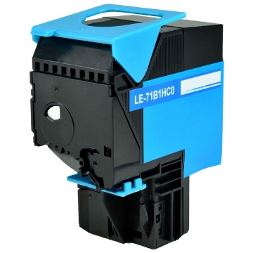 Show details for Compatible 71B0H20 High Yield Cyan Toner Cartridge (3500 Yield) Picture of Compatible 71B0H20 High Yield Cyan Toner Cartridge (3500 Yield)
